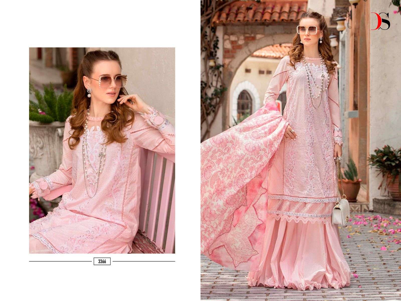 Deepsy M Print 23 Vol 4 Cotton Dupatta Pakistani Salwar Suits Wholesale catalog