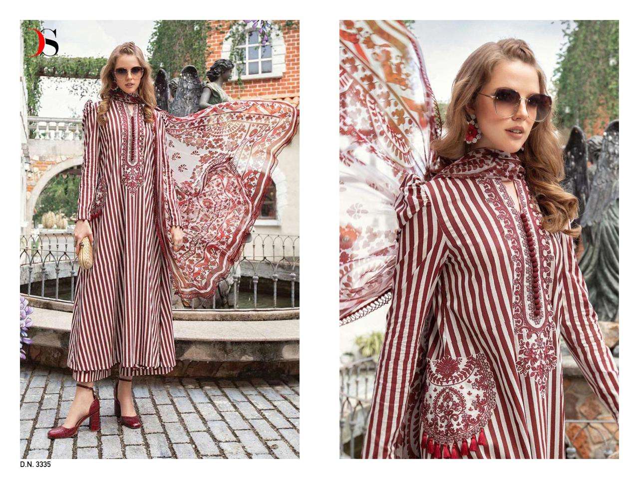 Deepsy Maria B M Print Spring Summer 23 Vol 3 Chiffon Dupatta Salwar Suits Wholesale catalog