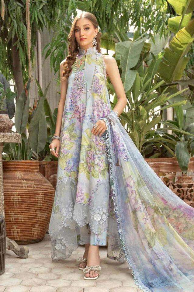 Deepsy Maria B M Print Spring Summer 23 Vol 3 Cotton Dupatta Salwar Suits Wholesale catalog