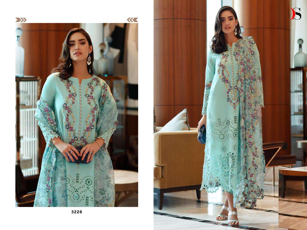 Deepsy Mushq Luxury Lawn 23 Vol 2 Pakistani Suit Wholesale catalog