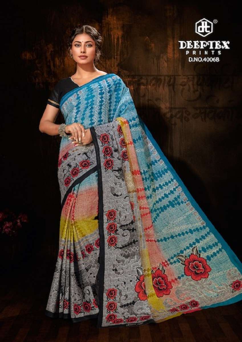 Deeptex Mother Queen Vol-3 Cotton Saree