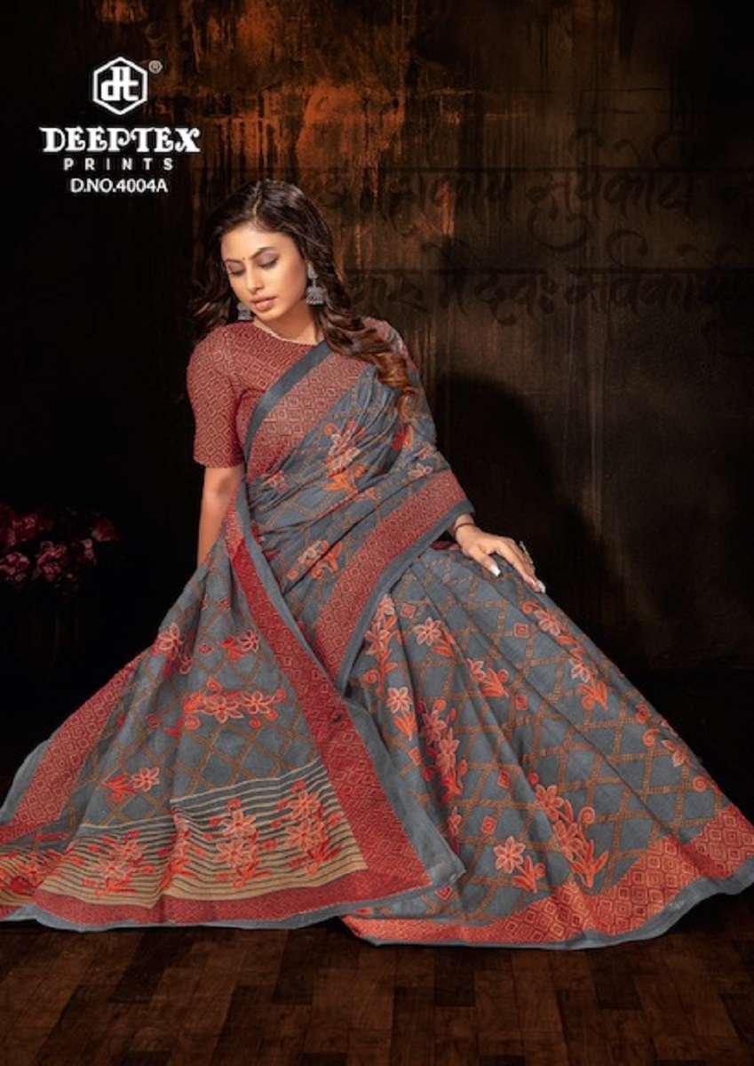 Deeptex Mother Queen Vol-3 Cotton Saree