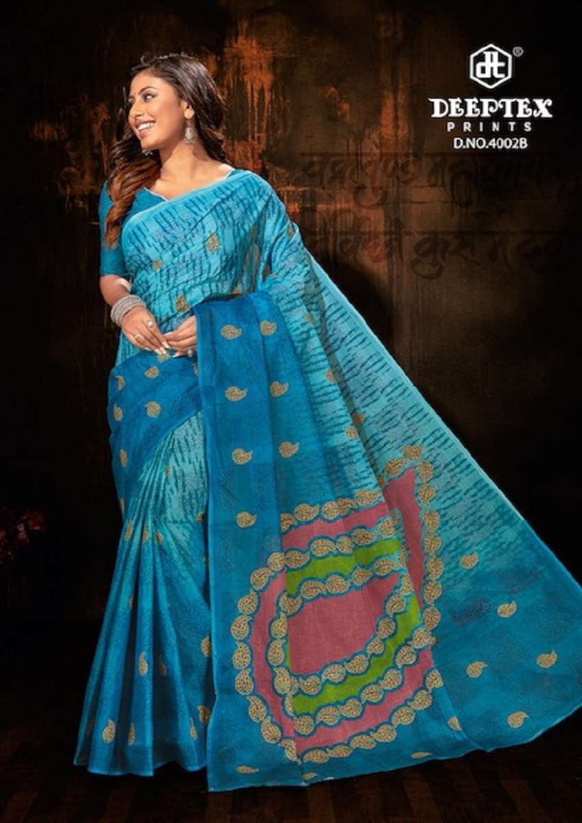 Deeptex Mother Queen Vol-3 Cotton Saree