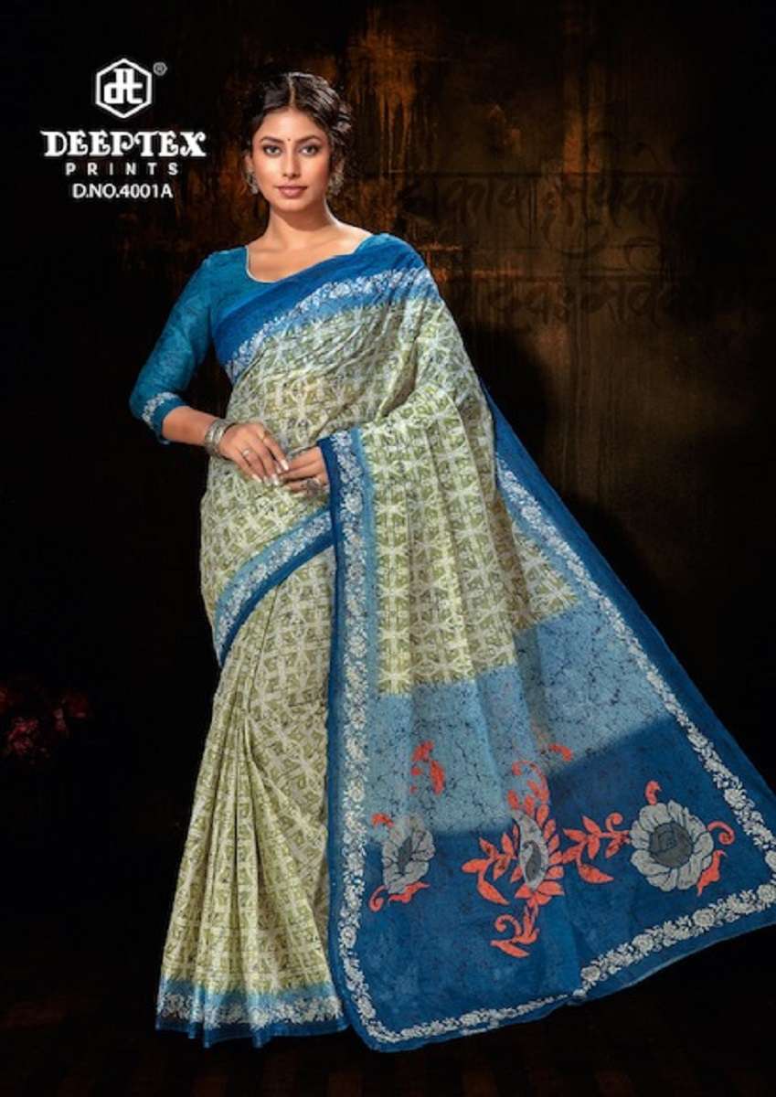 Deeptex Mother Queen Vol-3 Cotton Saree