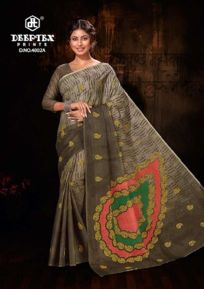 Deeptex Mother Queen Vol-3 Cotton Saree