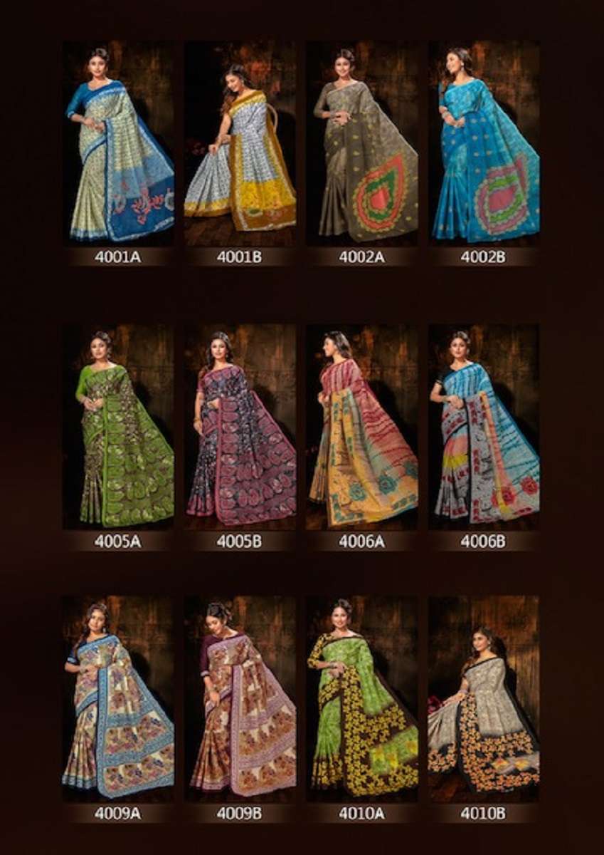 Deeptex Mother Queen Vol-3 Cotton Saree