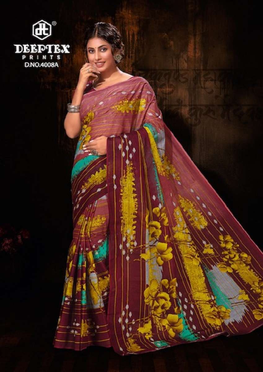 Deeptex Mother Queen Vol-3 Cotton Saree