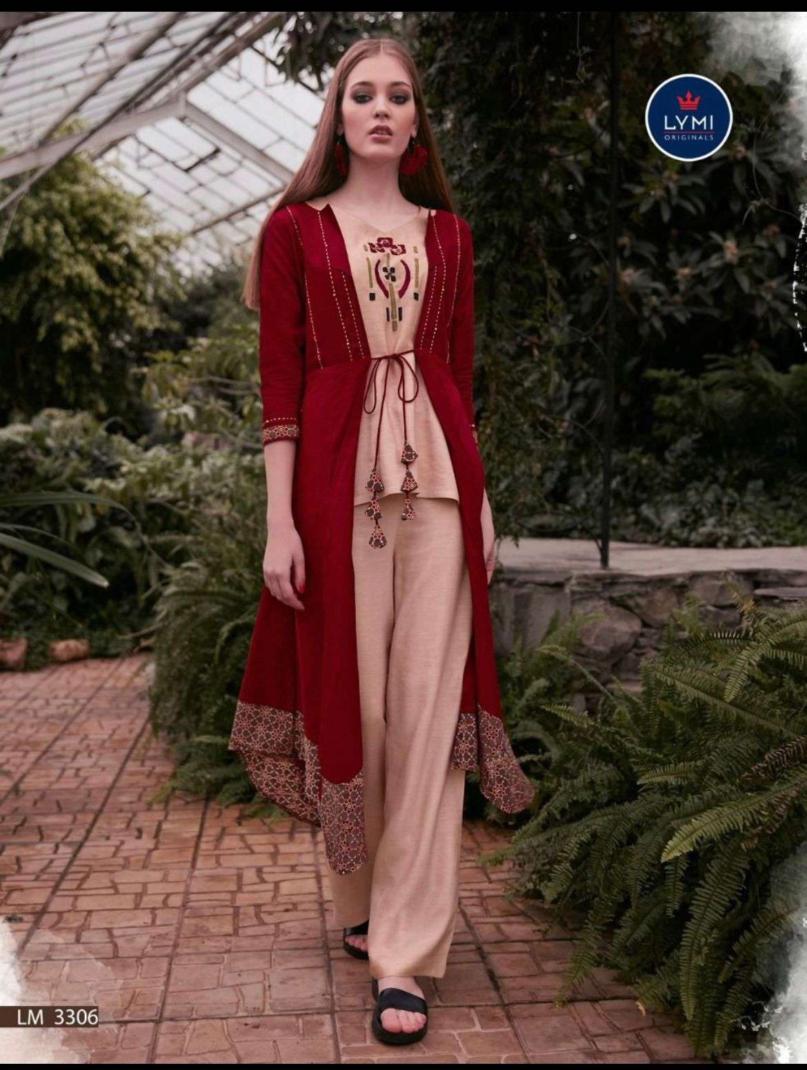 Designer Reyon plazo Kurti Wholesale catalog
