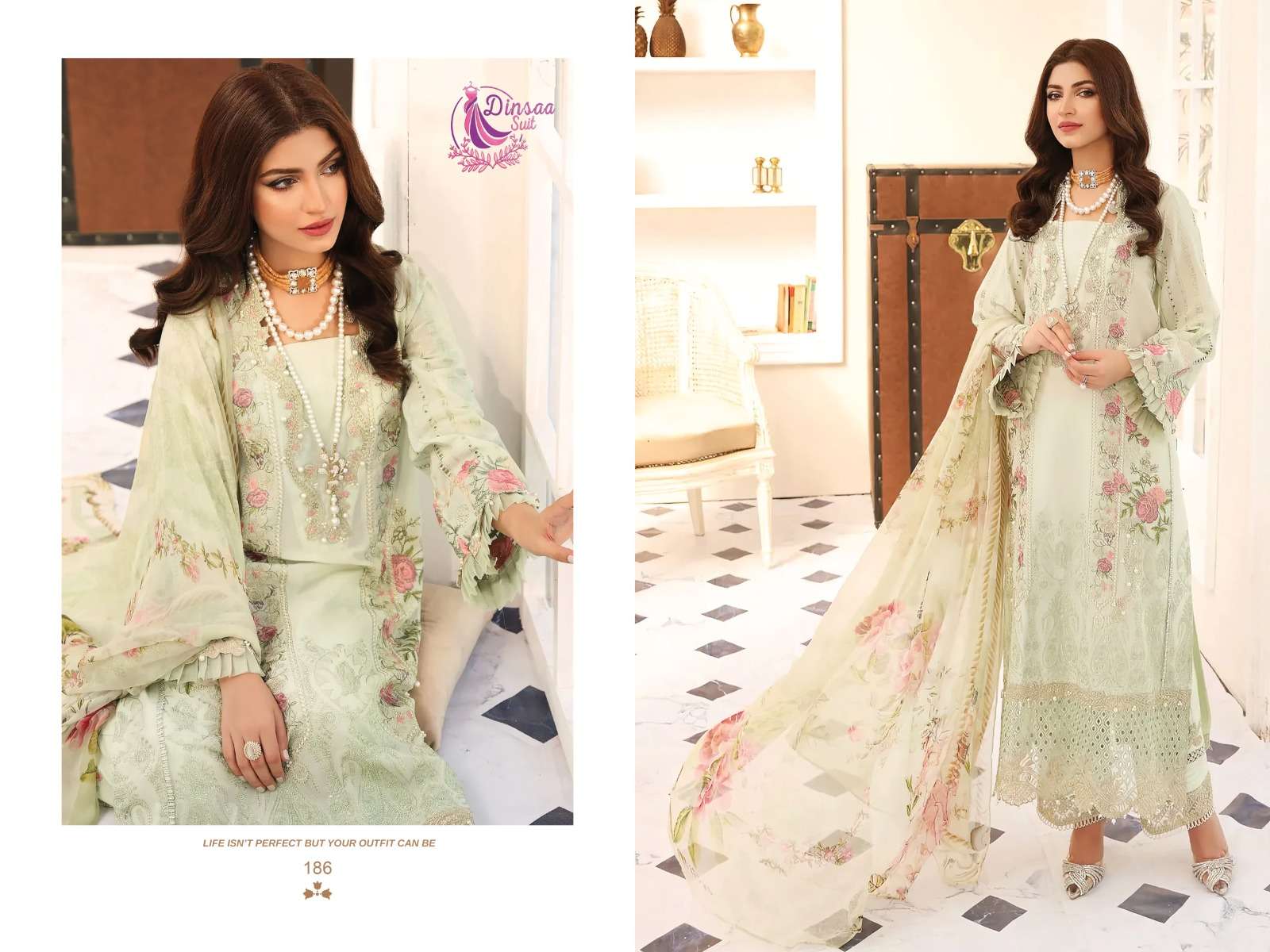 Dinsaa Elaf Super Summer Collection Vol 3 Nx Pakistani Suits Wholesale catalog