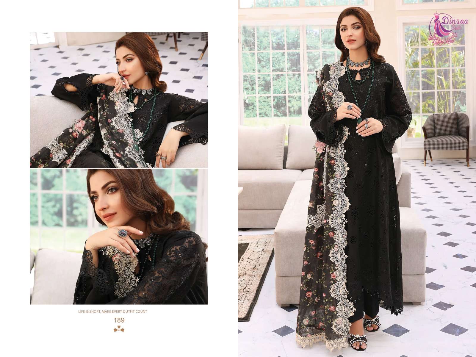 Dinsaa Elaf Super Summer Collection Vol 3 Nx Pakistani Suits Wholesale catalog