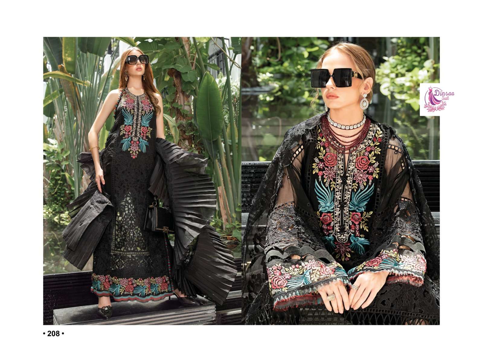 Dinsaa Maria B Vol 3 Embroidery Pakistani Salwar Kameez Wholesale catalog