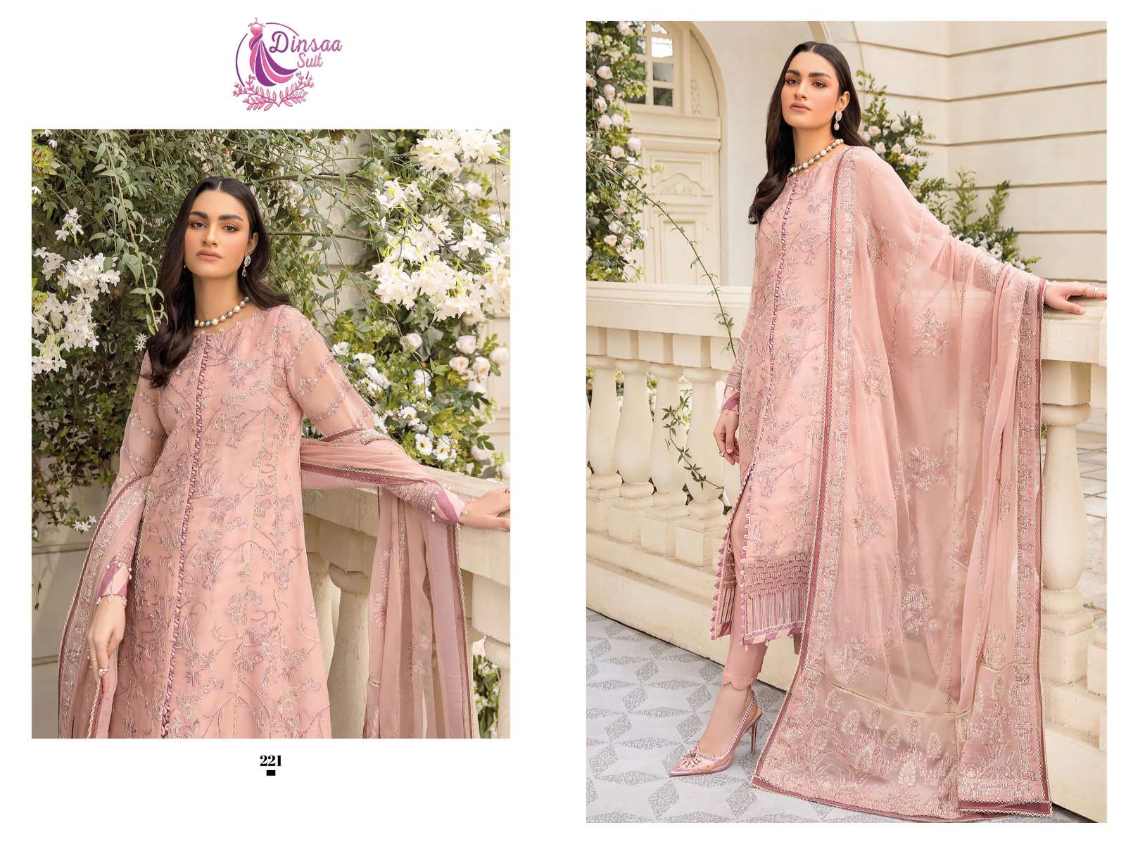 Dinsaa Ramsha Hit Vol 4 Pakistani Salwar Kameez Wholesale catalog