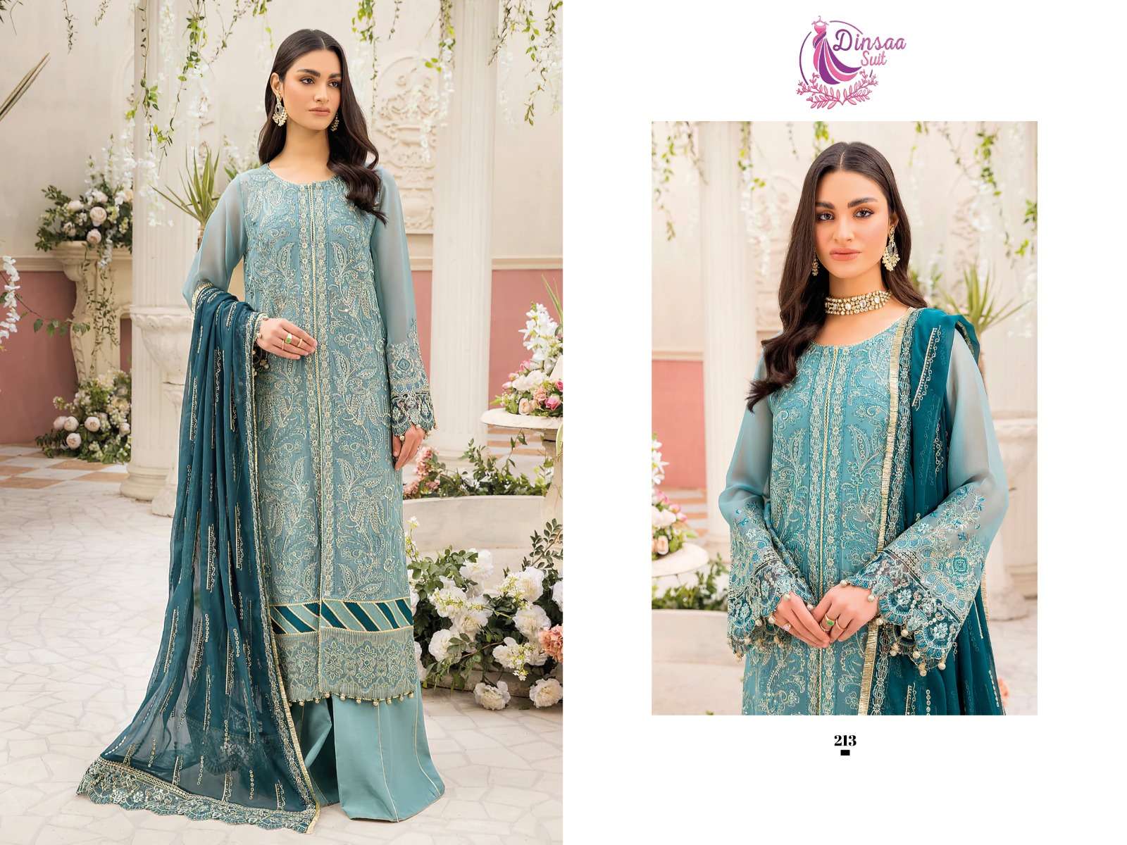 Dinsaa Ramsha Hit Vol 4 Pakistani Salwar Kameez Wholesale catalog
