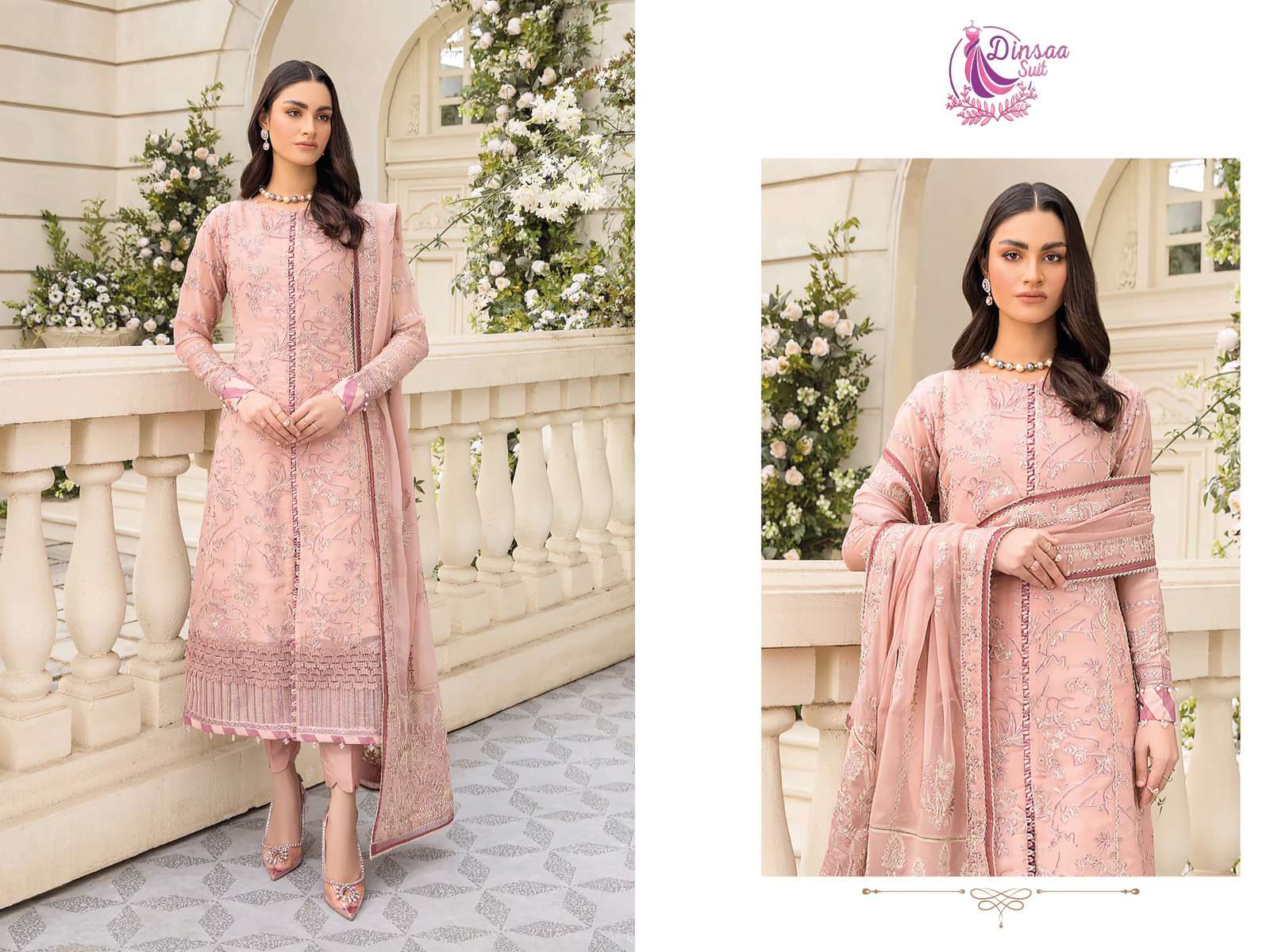 Dinsaa Ramsha Hit Vol 4 Pakistani Salwar Kameez Wholesale catalog