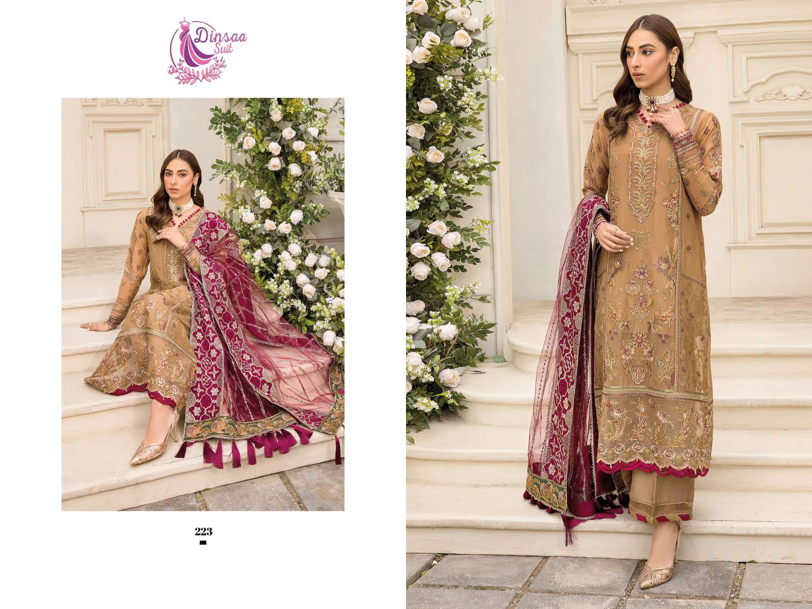 Dinsaa Ramsha Hit Vol 4 Pakistani Salwar Kameez Wholesale catalog