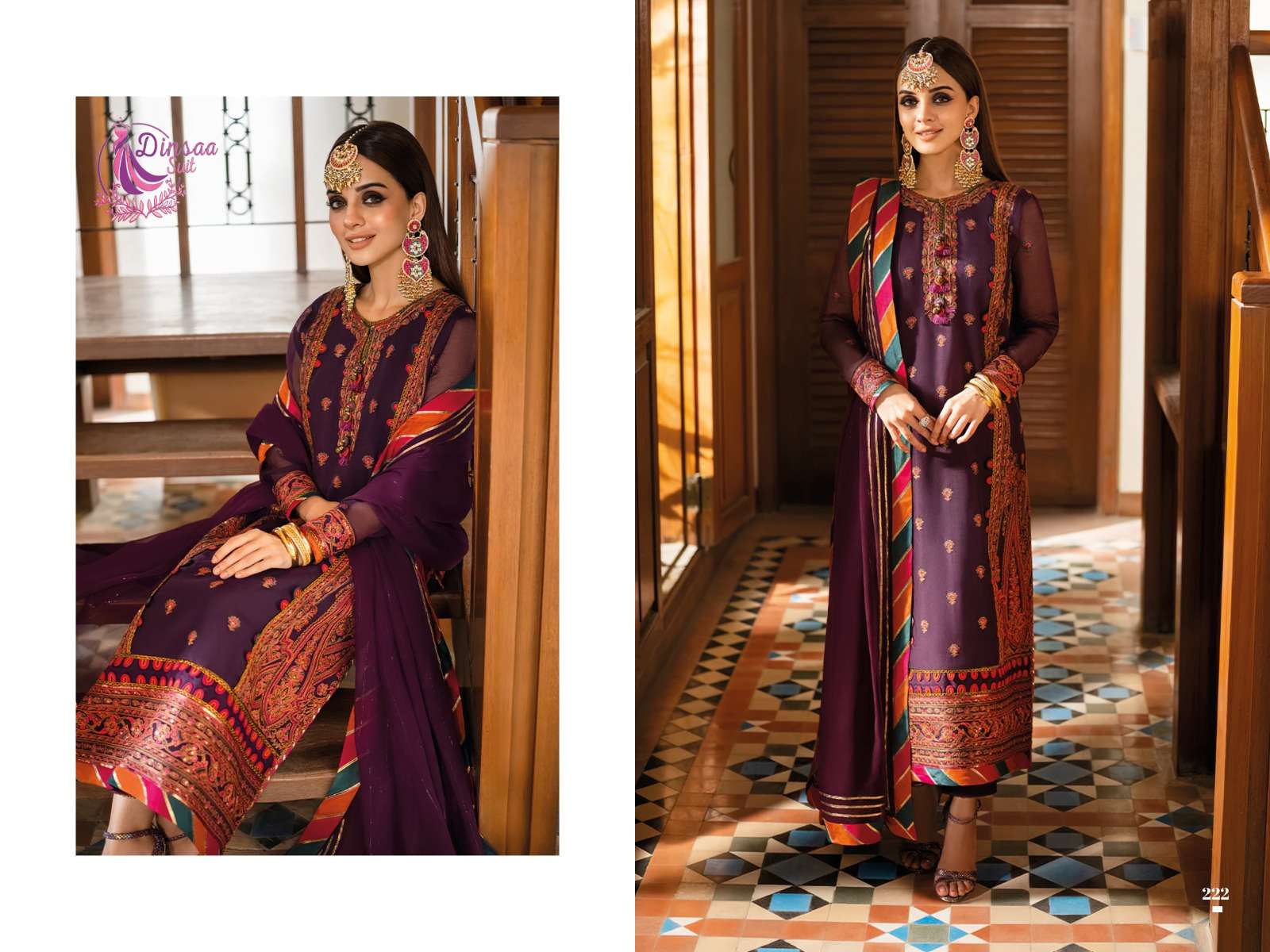 Dinsaa Ramsha Hit Vol 4 Pakistani Salwar Kameez Wholesale catalog