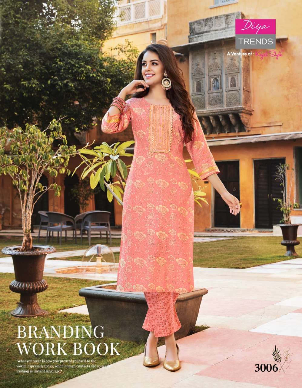 DIYA TRENDS GOLDY VOL-3 KURTI WHOLESALE CATALOG