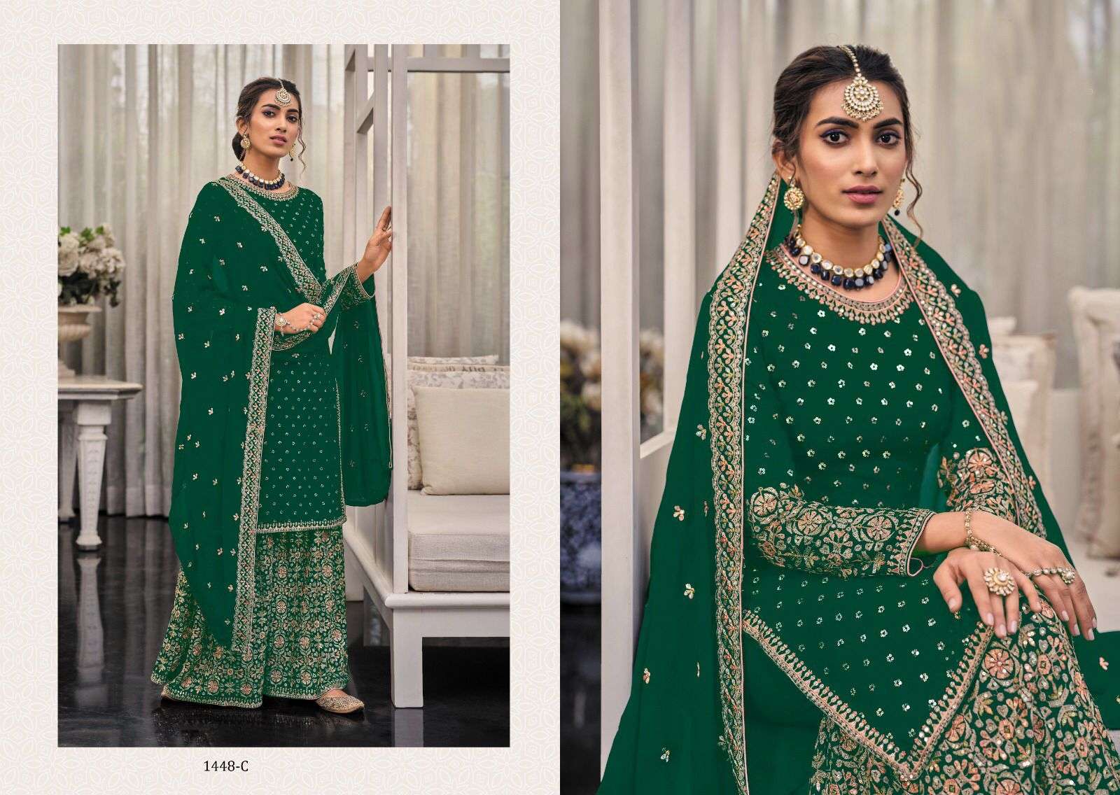 EB SHAGUN  1448 MASTER COLORS salwar kameez Wholesale catalog