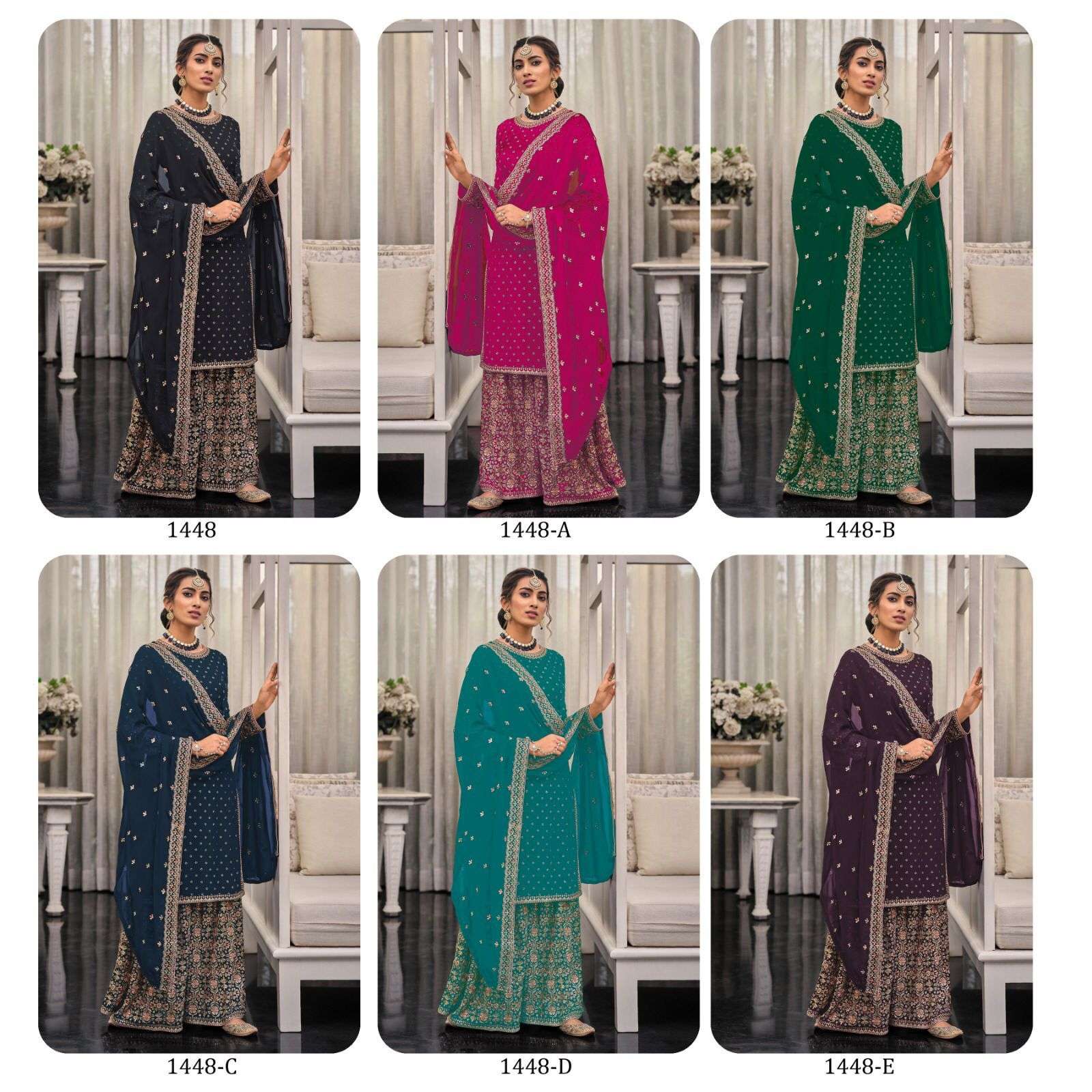 EB SHAGUN  1448 MASTER COLORS salwar kameez Wholesale catalog