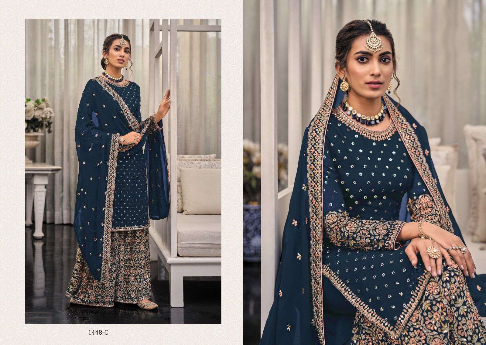 EB SHAGUN  1448 MASTER COLORS salwar kameez Wholesale catalog