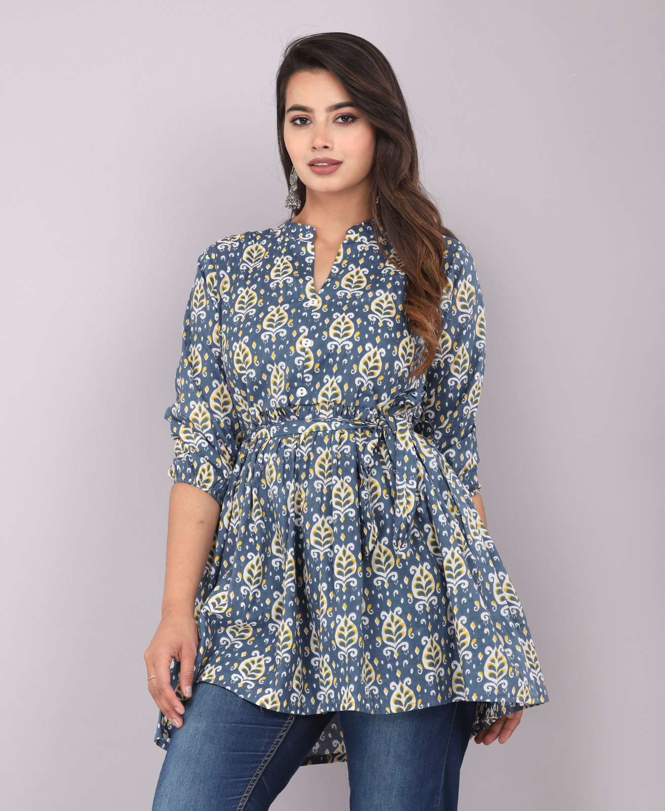 FF John 5006 Designer Printed Top Kurti Wholesale catalog