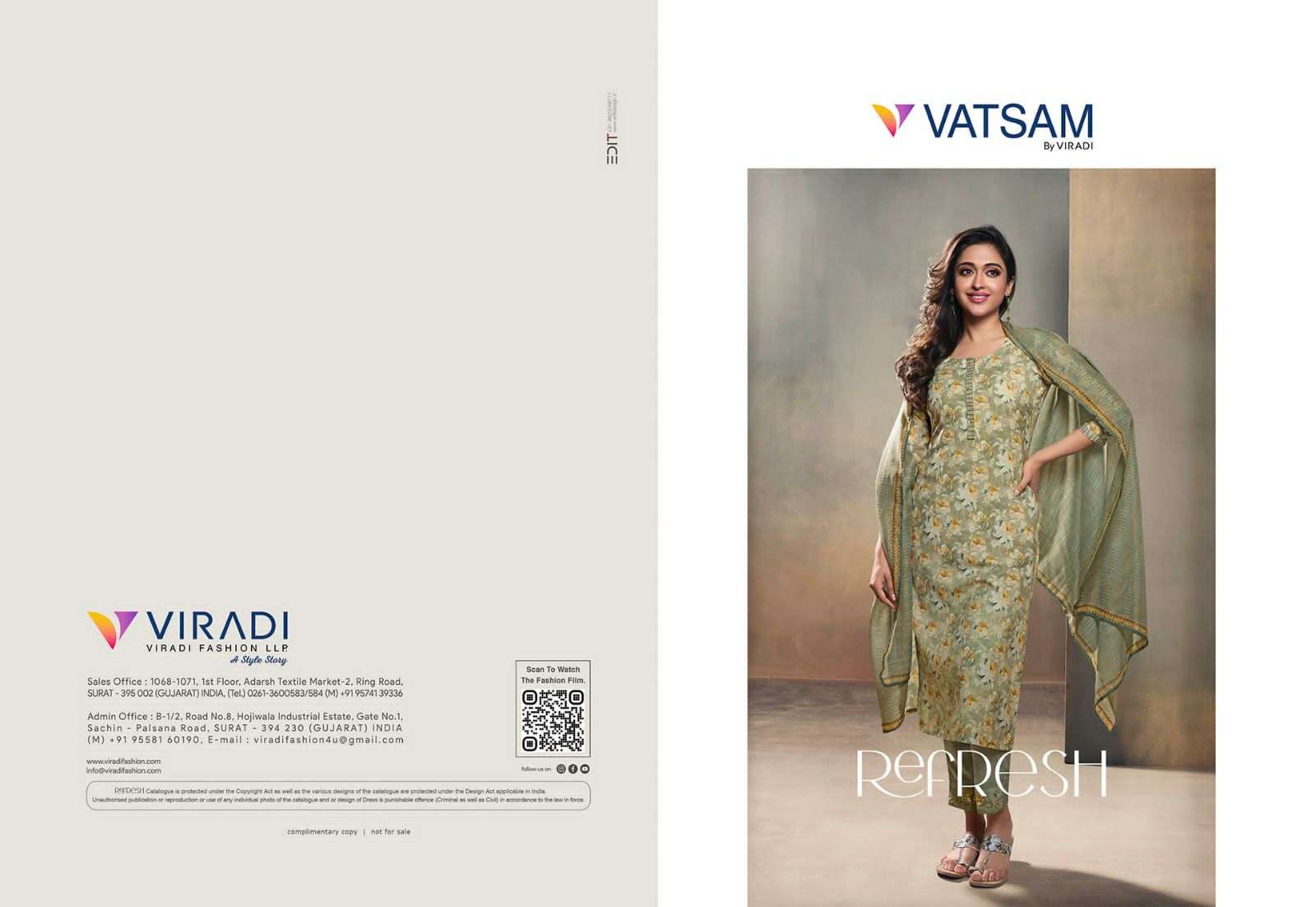 FLORAL COLLECTION VATSAM Kurti Wholesale catalog