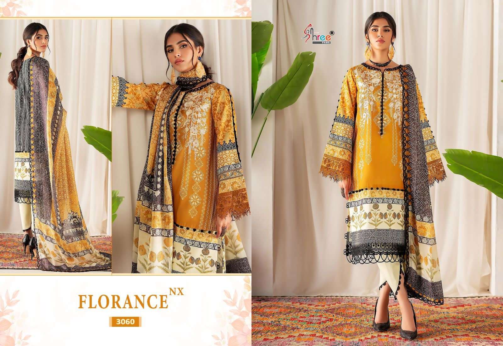 FLORANCE NX COTTON PRIN SIFFON Salwar Kameez Wholesale catalog
