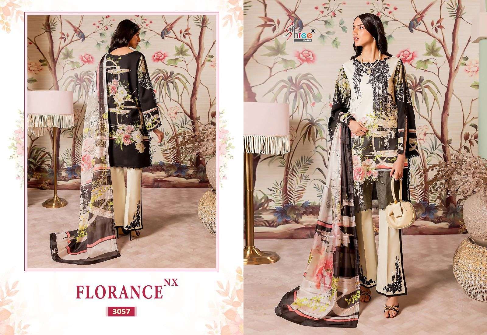 FLORANCE NX COTTON PRIN SIFFON Salwar Kameez Wholesale catalog