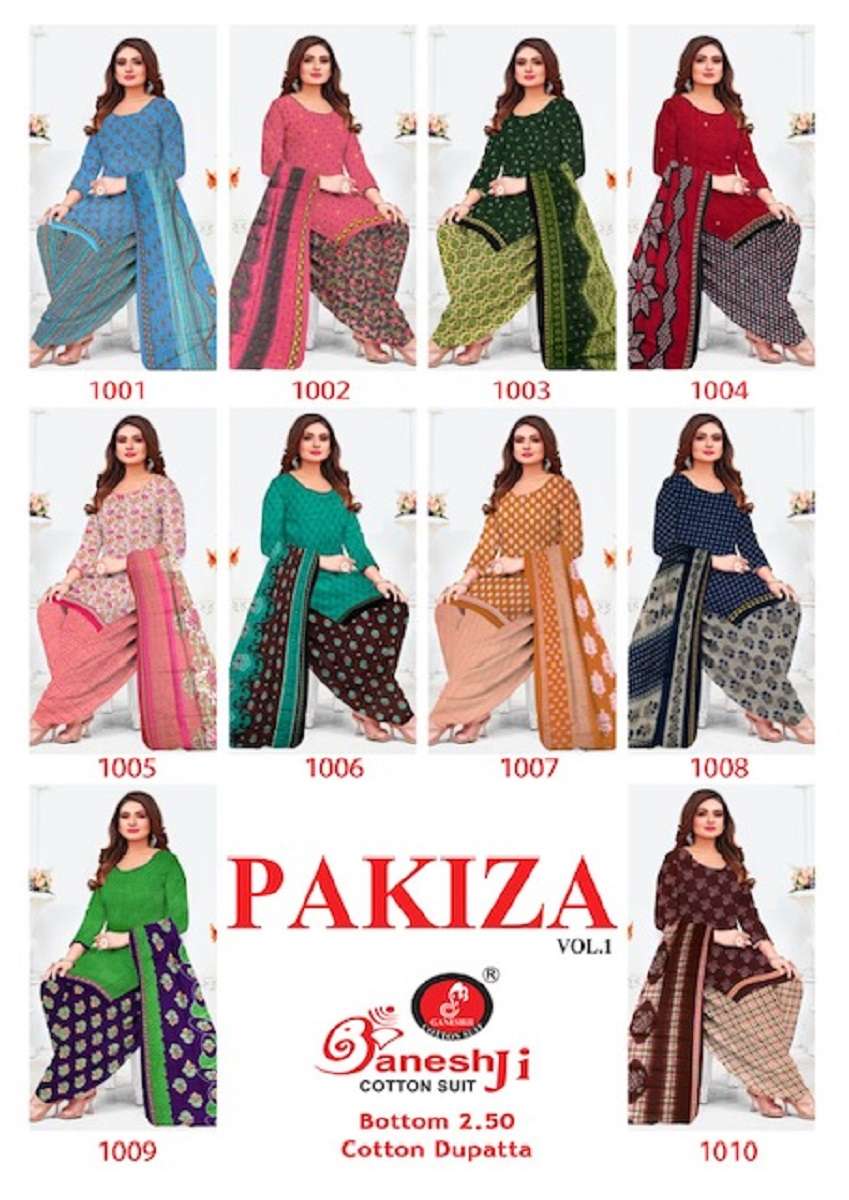 Ganeshji Pakiza Vol-1 – Dress Material
