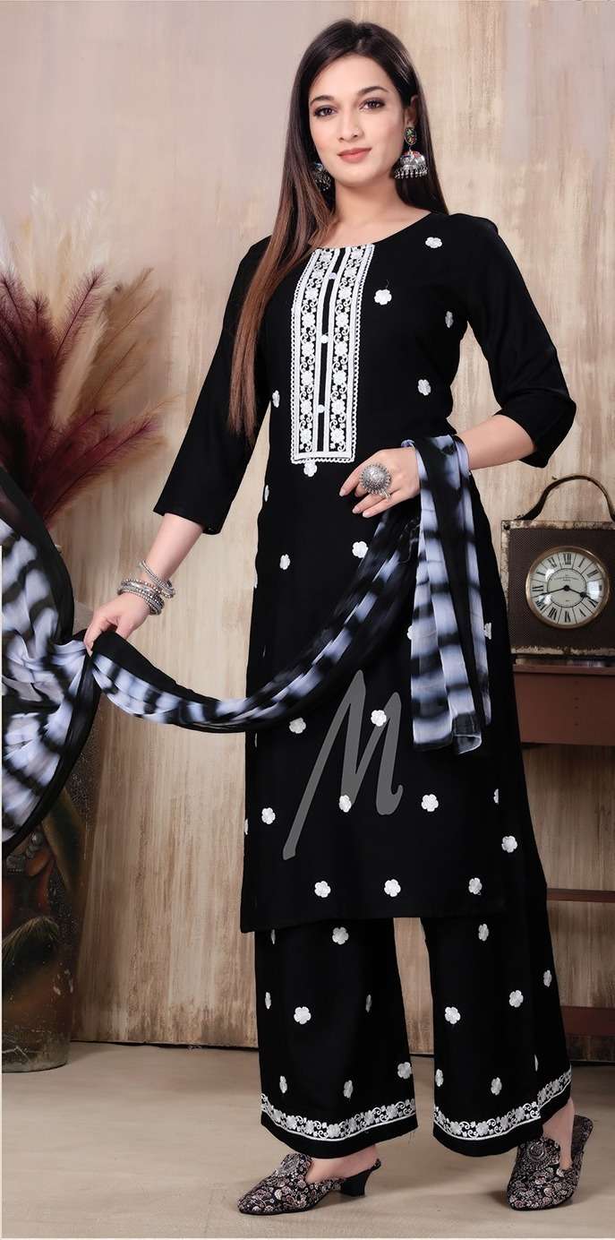 GeM  Reyon Embroidery Kurti Wholesale catalog