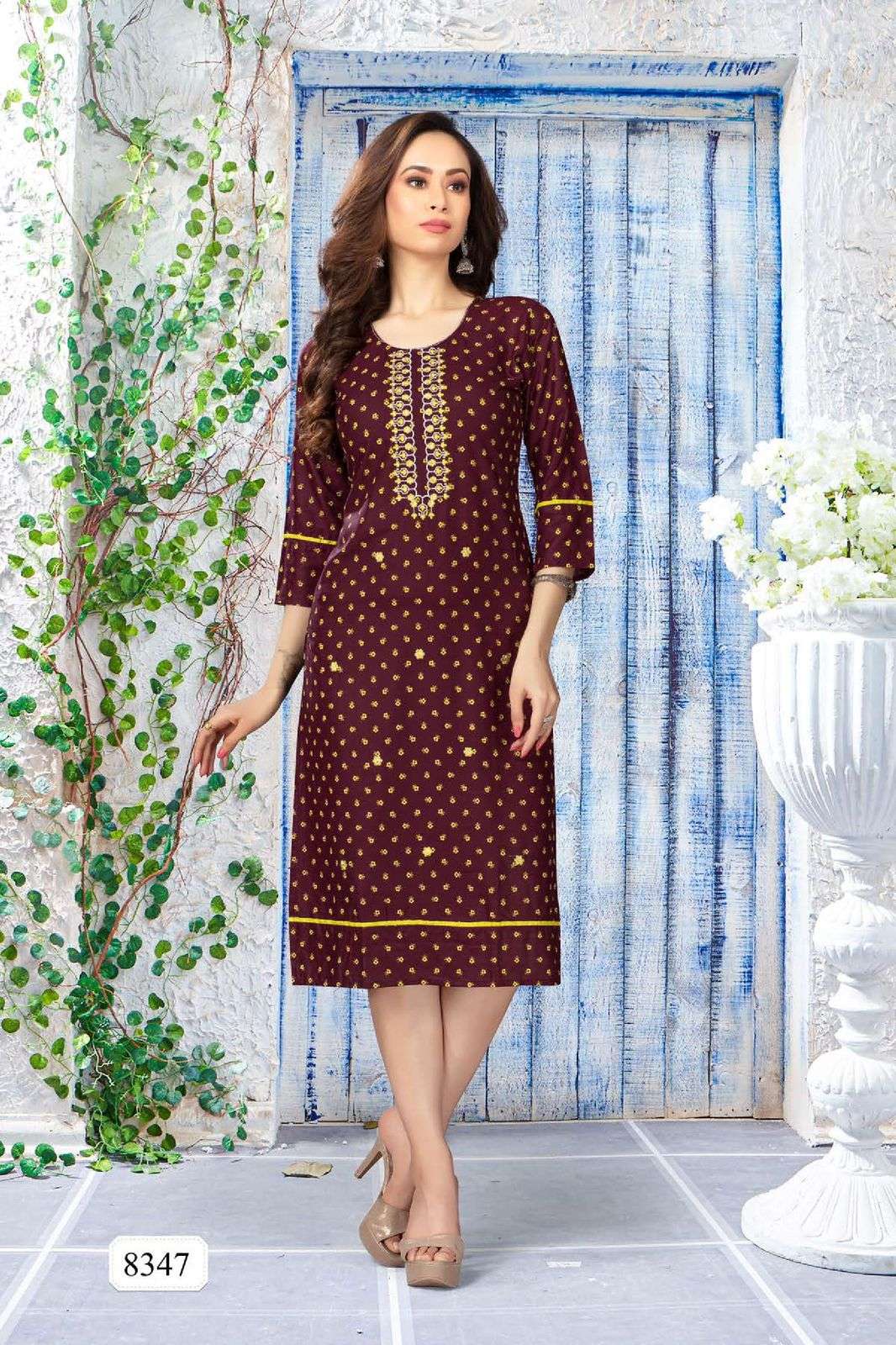 GOLDEN AARCHI Rayon Print Kurti Wholesale catalog