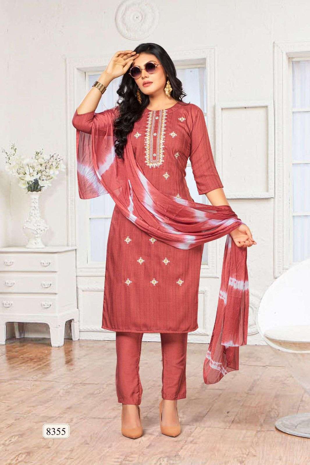 Golden Bella Vol 2 Fancy Silk Chion Kurti Wholesale catalog