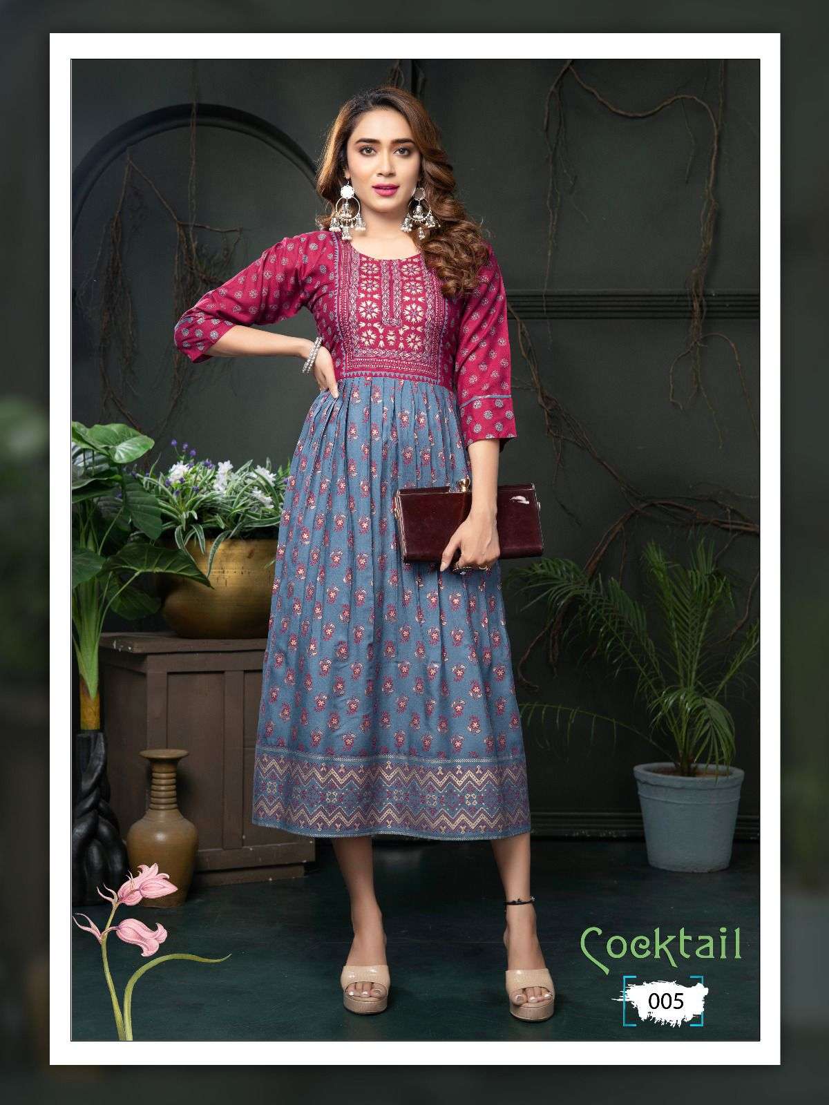 GOLDEN COCKTAIL V0L.0.1 Kurti Wholesale catalog