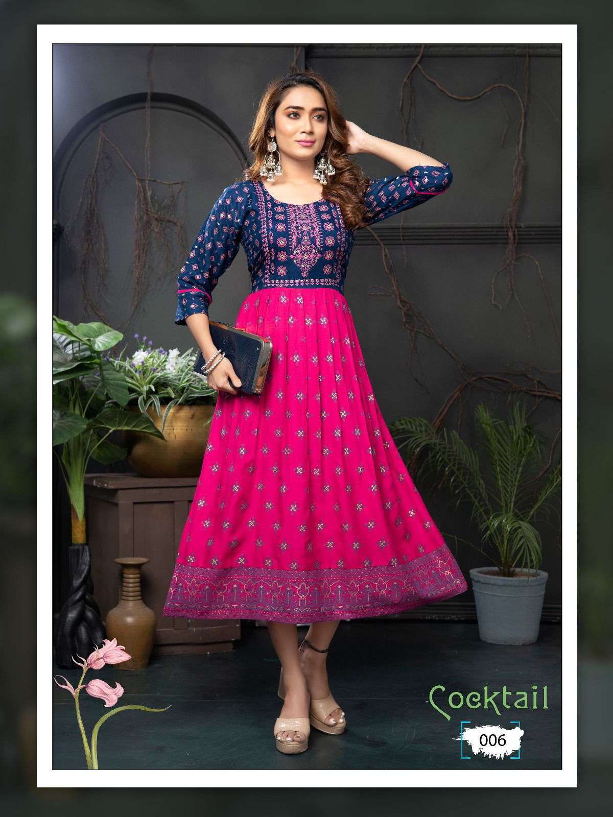 GOLDEN COCKTAIL V0L.0.1 Kurti Wholesale catalog