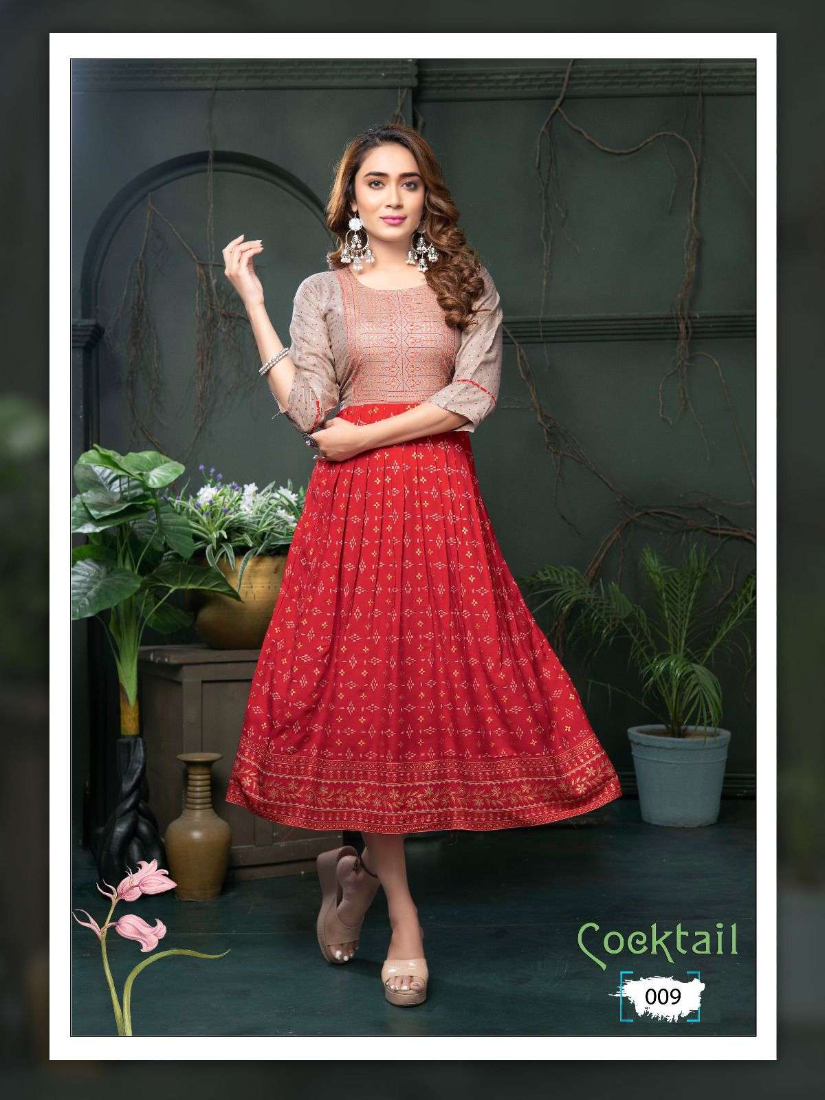 GOLDEN COCKTAIL V0L.0.1 Kurti Wholesale catalog