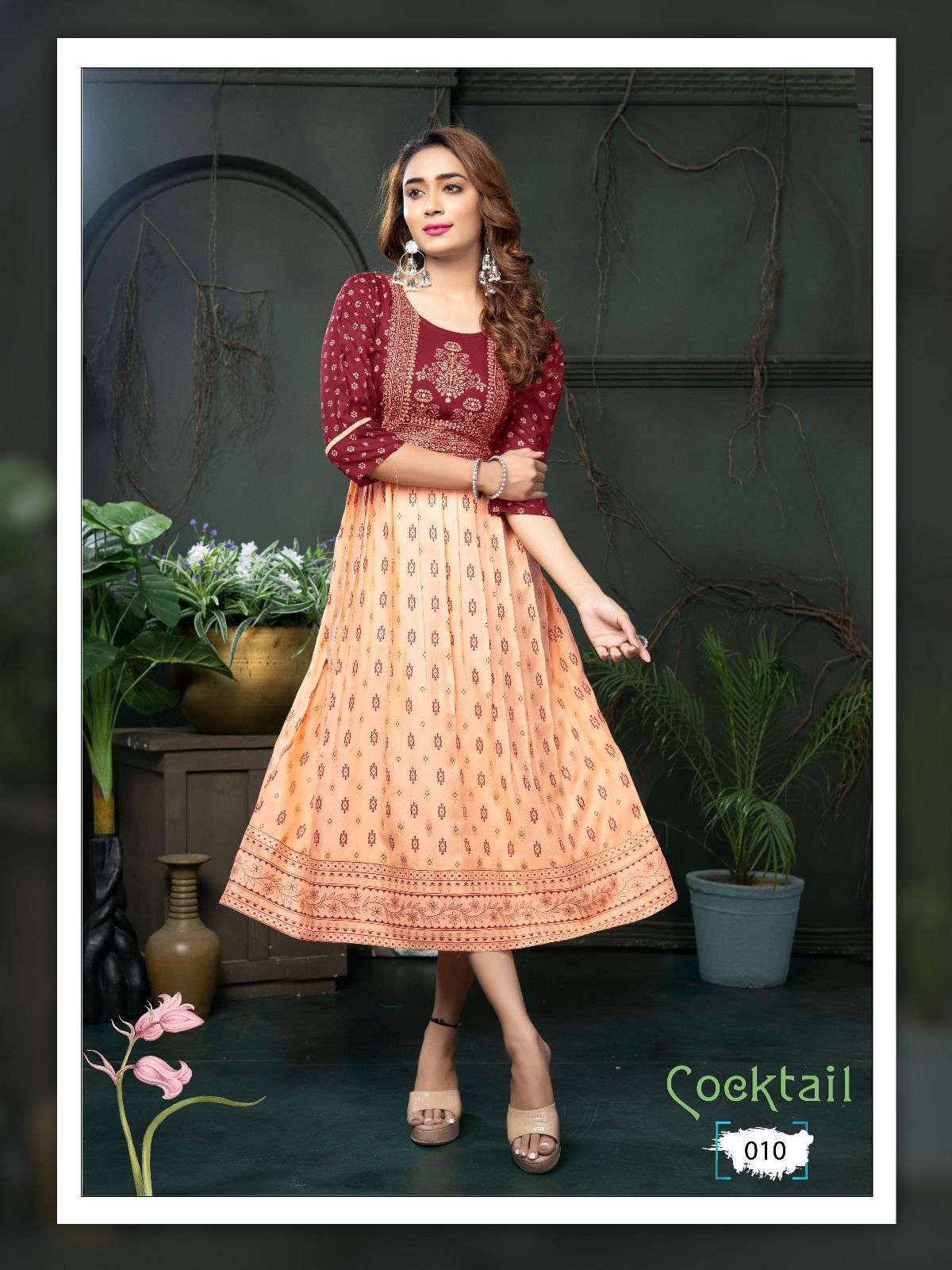 GOLDEN COCKTAIL V0L.0.1 Kurti Wholesale catalog