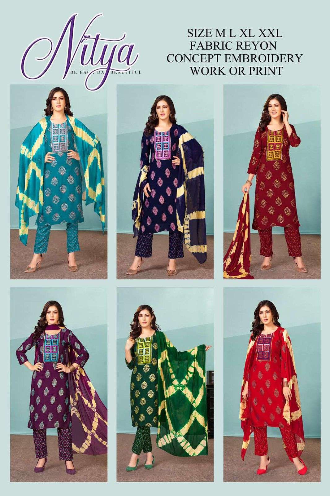 Golden Nitya Vol 1 Rayon Print Kurti Wholesale catalog