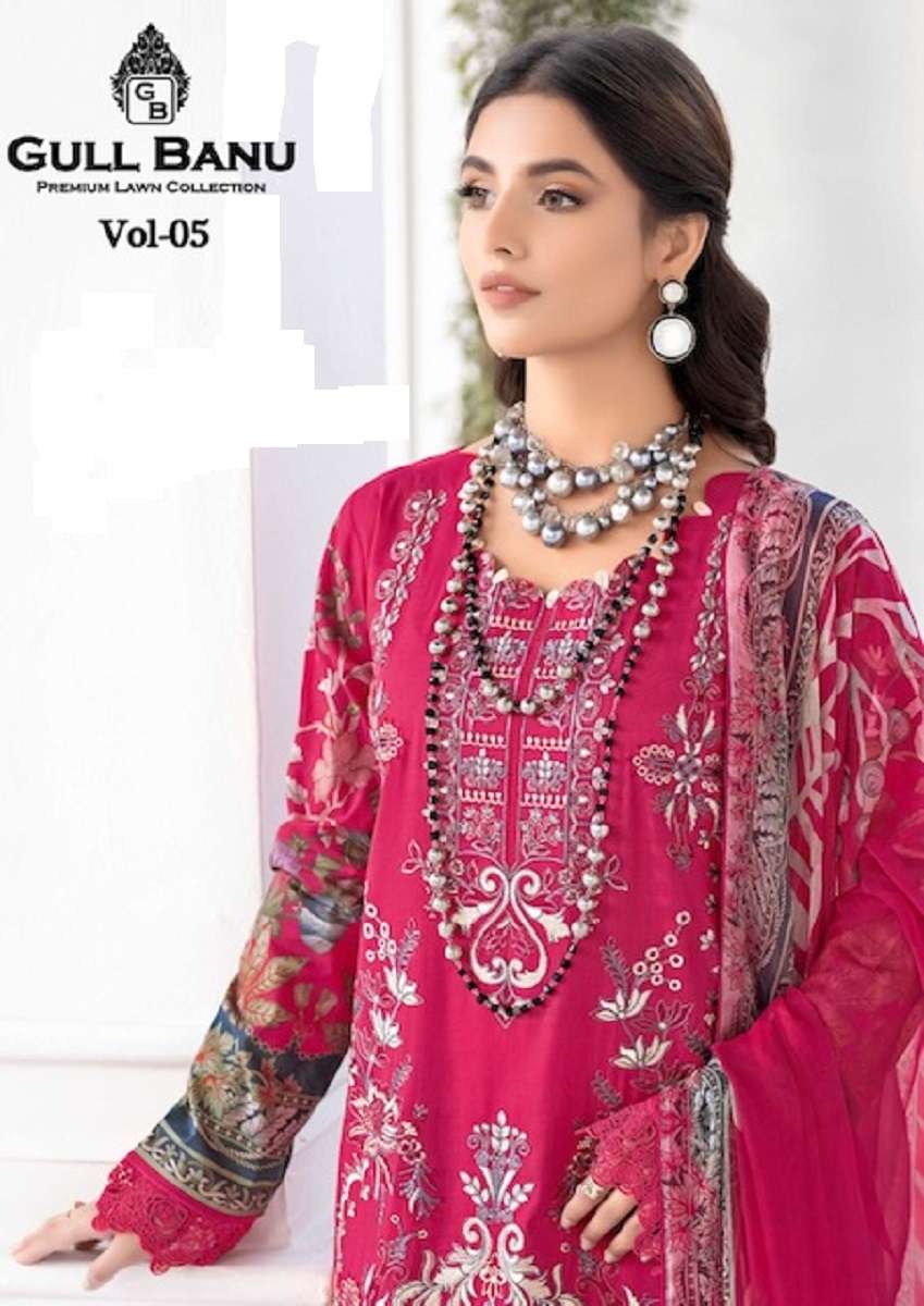 Gull A Ahmed Gullbanu Vol-5 - Dress Material