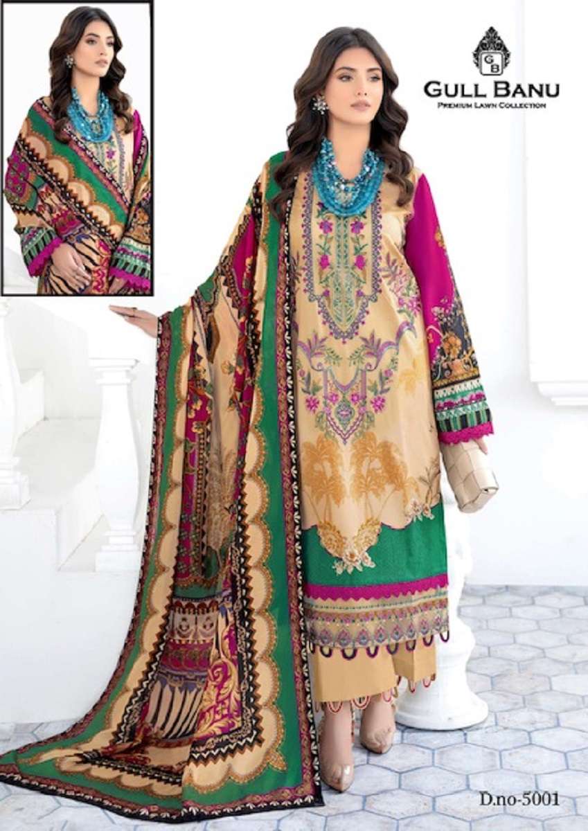 Gull A Ahmed Gullbanu Vol-5 - Dress Material