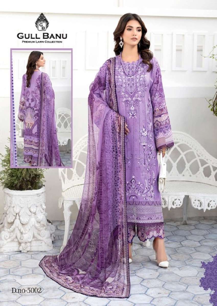 Gull A Ahmed Gullbanu Vol-5 - Dress Material