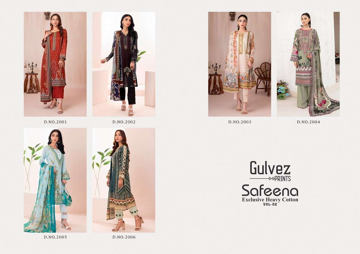 Gulvez Safeena Vol-2 – Exclusive Heavy Cotton - Wholesale Catalog