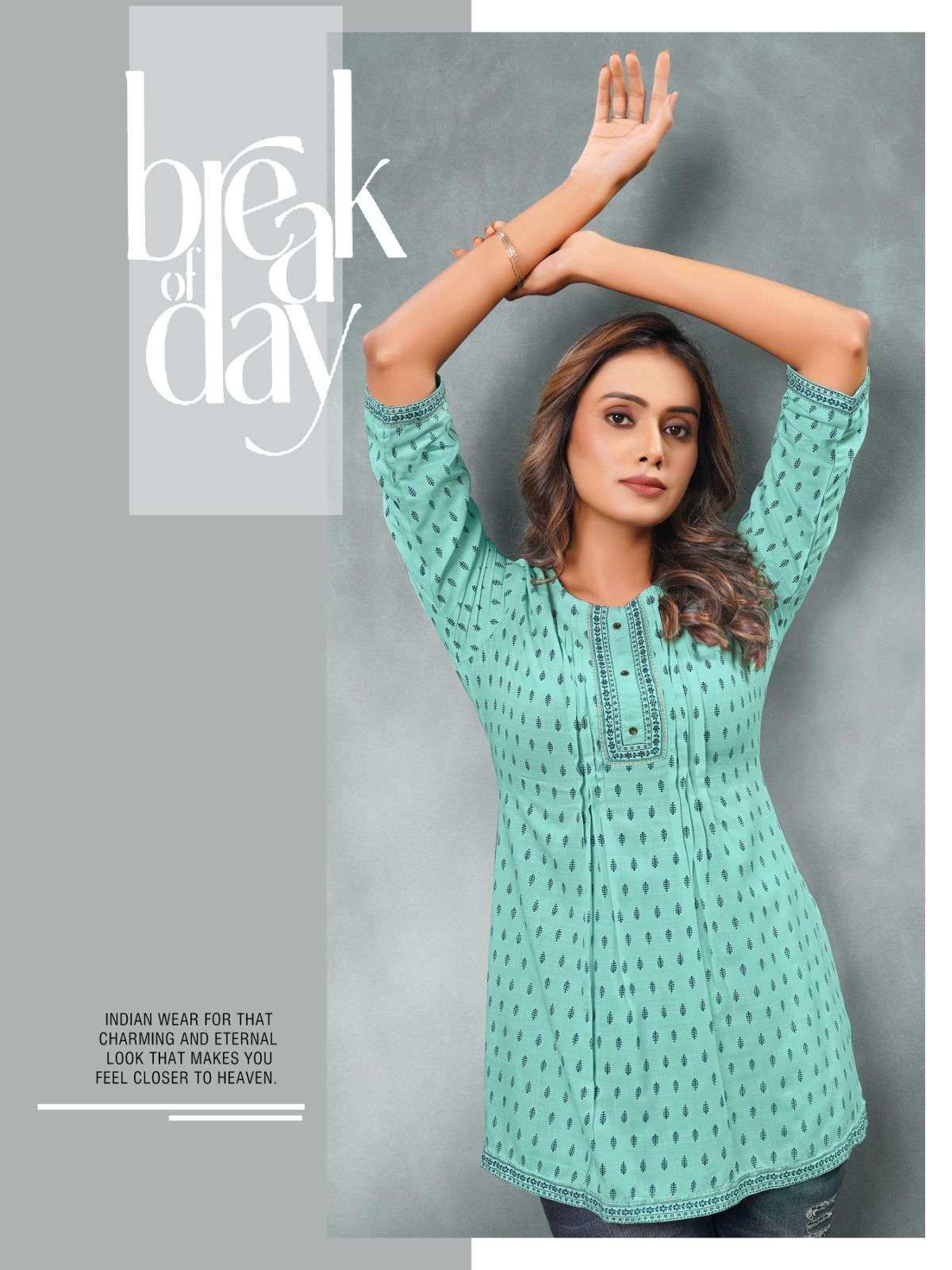 HERITAGE COLLECTION MAYRA DESIGNER SHORT KURTI WHOLESALE CATALOG