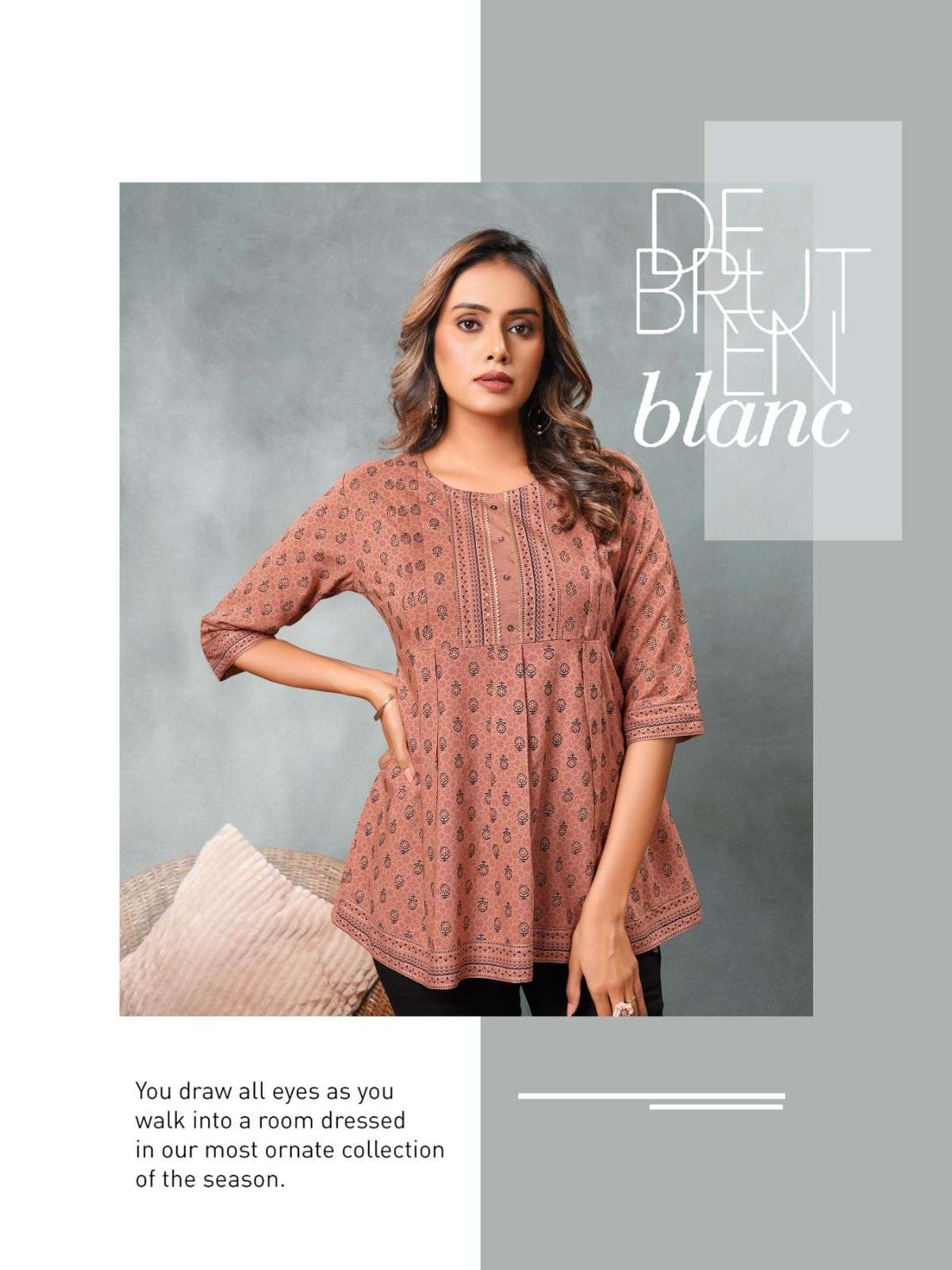 HERITAGE COLLECTION MAYRA DESIGNER SHORT KURTI WHOLESALE CATALOG
