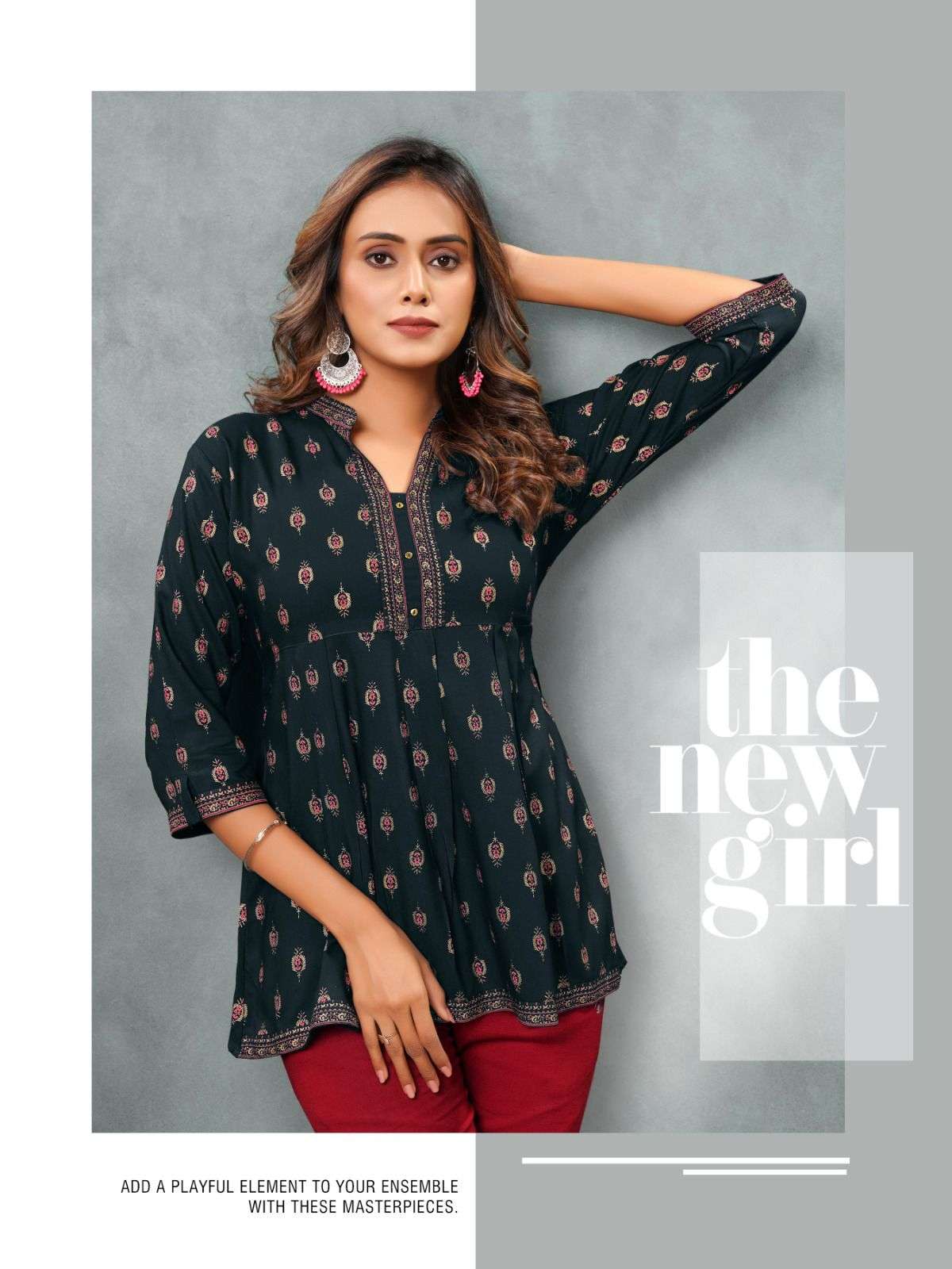 HERITAGE COLLECTION MAYRA DESIGNER SHORT KURTI WHOLESALE CATALOG