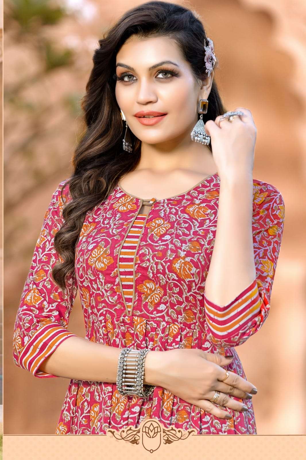 HIRWA Kalki Long Gown Kurti Wholesale catalog