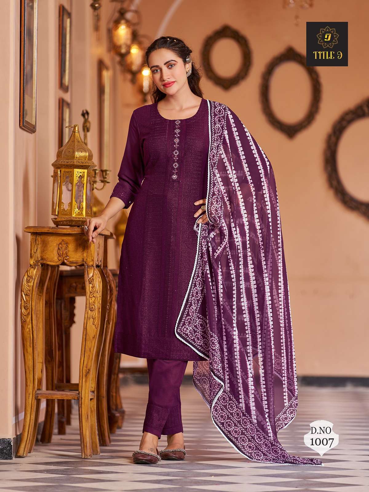 K-Amelia-1 Kalpveli Silk Kurti Pant Set – Kavya Style Plus