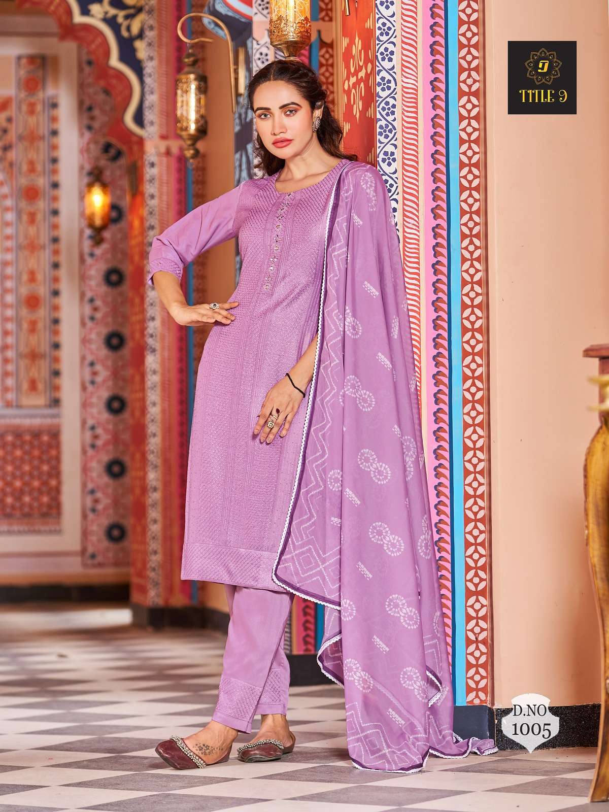 INAYA Rasian Silk Kurti with Pants & Dupatta Wholesale catalog