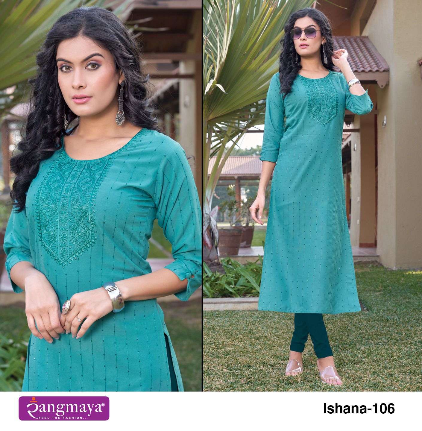 ISHANA Bombay imported  Stylish work Kurti Wholesale catalog