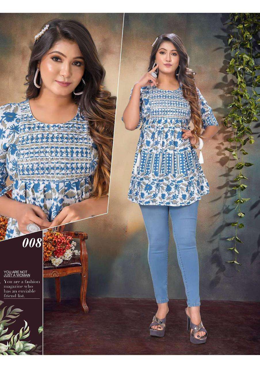 JLF Kiddy-2 Short Kurti (Tunic) Kurti Wholesale catalog