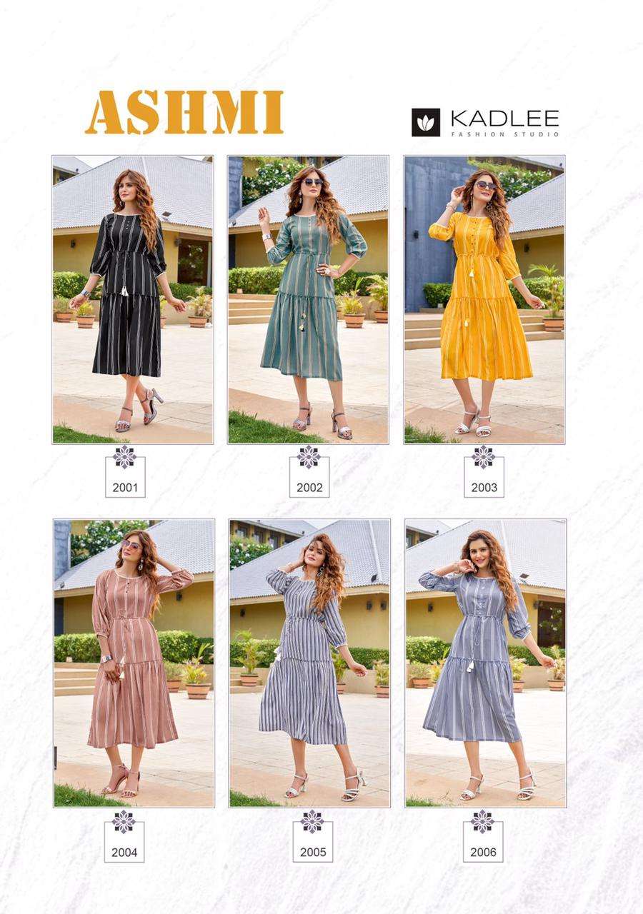 KADLEE ASHMI Rayon Kurti Wholesale catalog